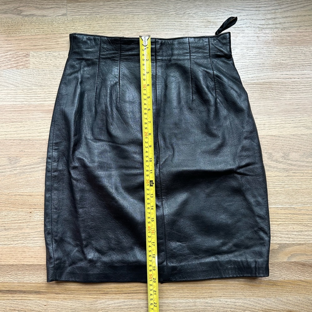 Leather Skirt View 5